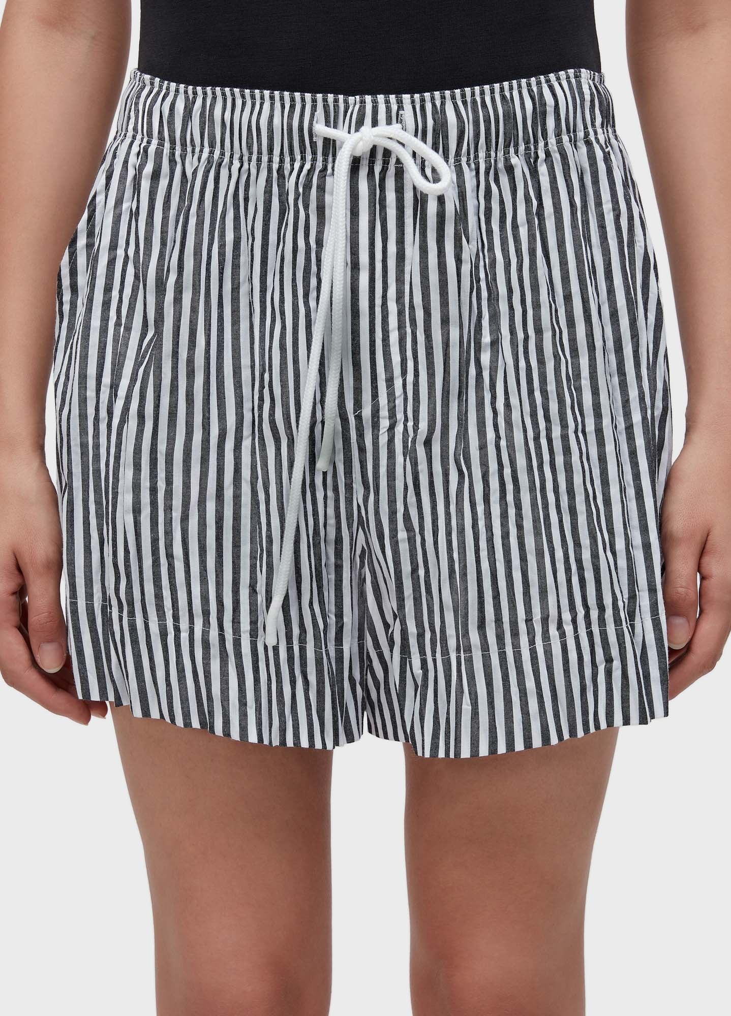 Short Wrinkle Tricoline Fio Tinto