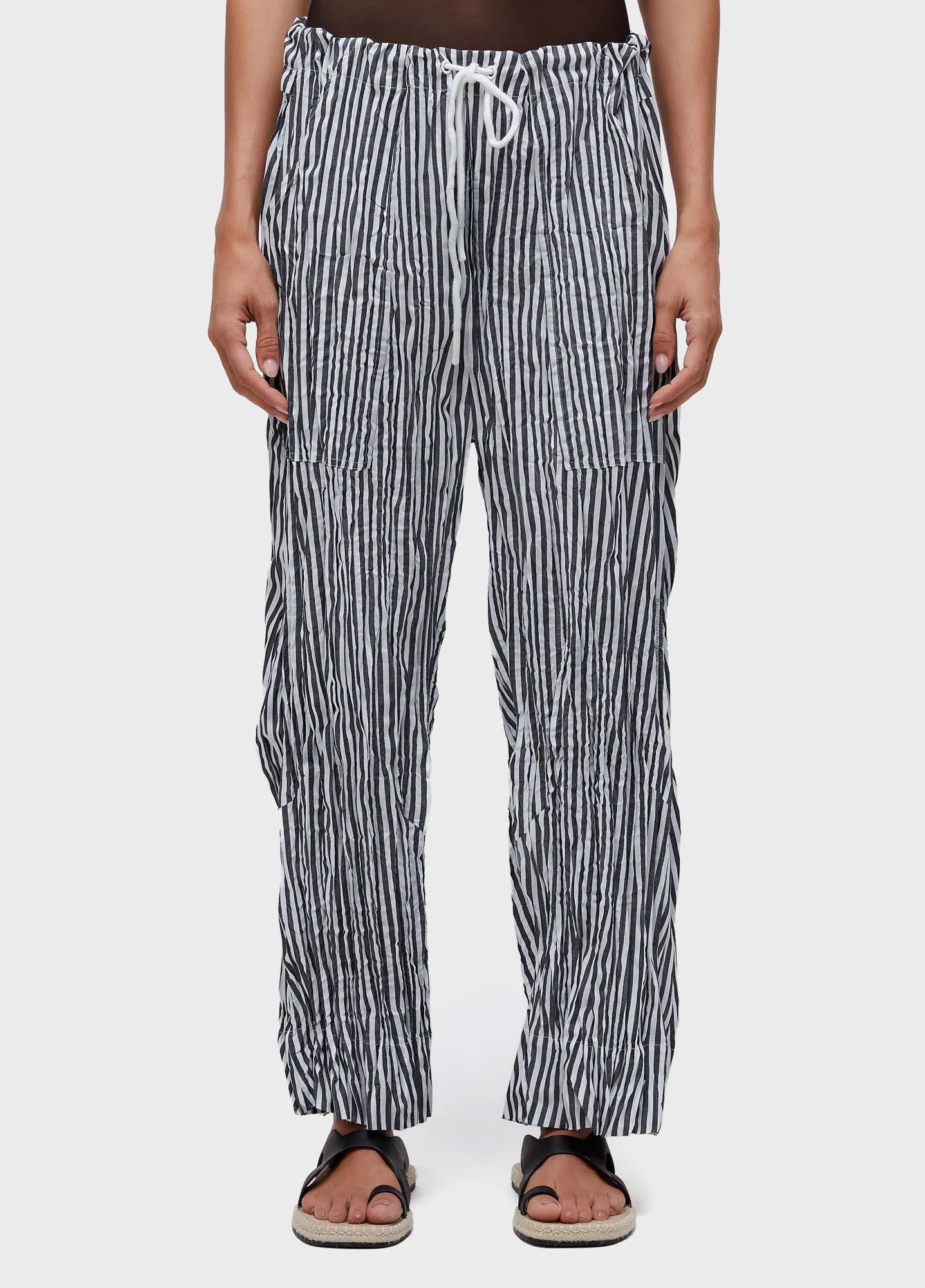 Calça Wrinkle Tricoline Fio Tinto