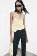 Top com detalhes de renda