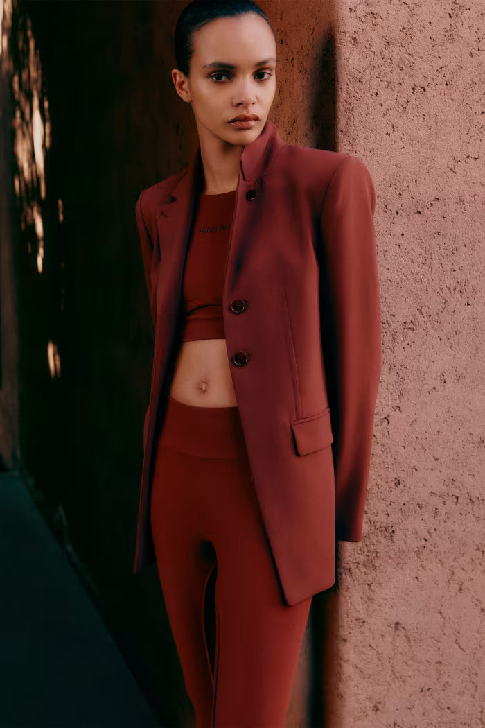 Blazer de alfaiataria slim