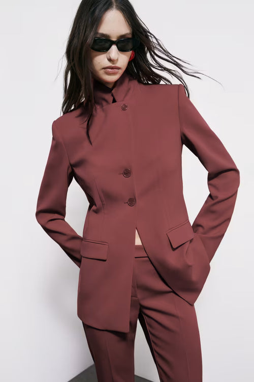 Blazer de alfaiataria slim