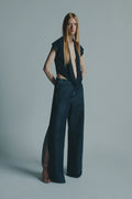 JEANS COM MAXI ABERTURAS LATERAIS