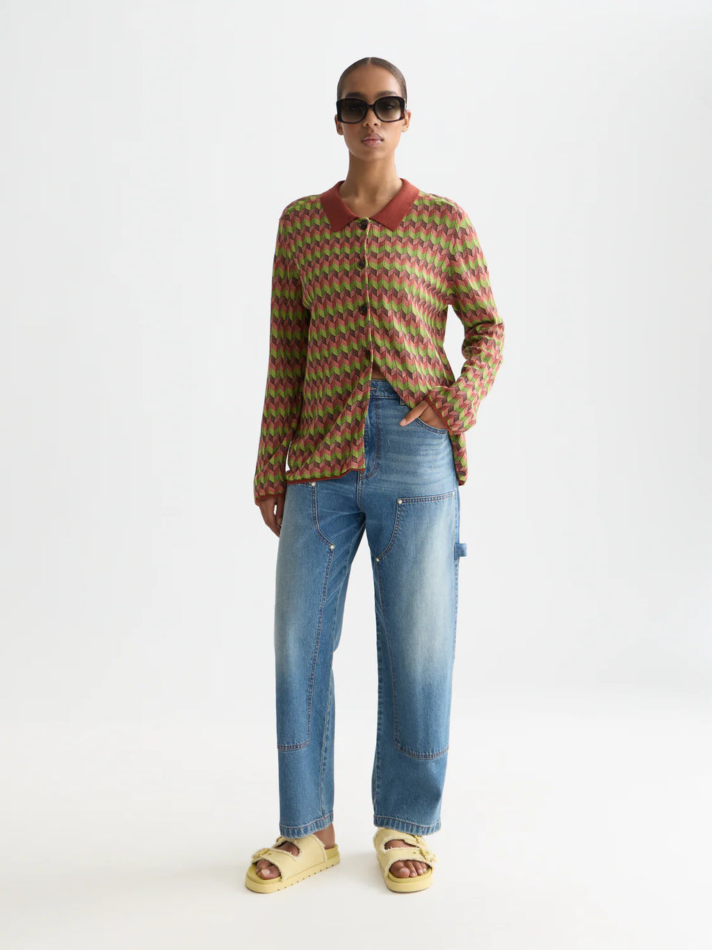 CASACO EM MALHA JACQUARD