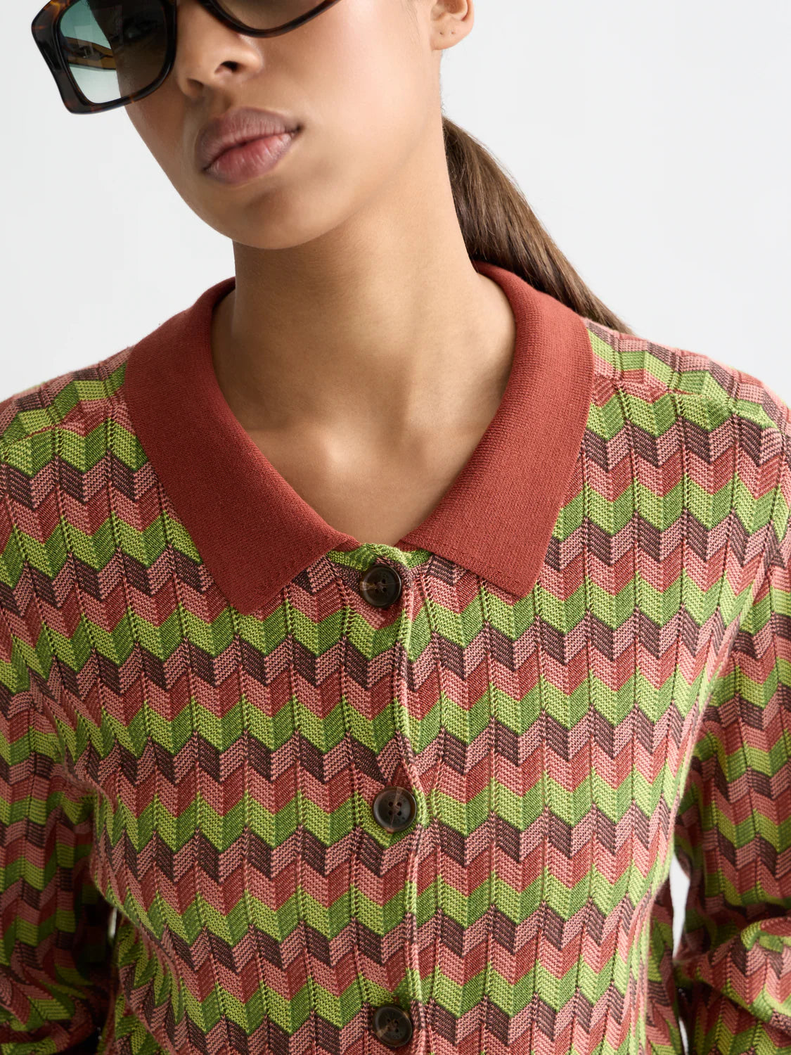 CASACO EM MALHA JACQUARD