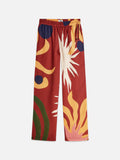 GIA - CALÇAS PULL-ON COM ESTAMPADO ALL-OVER