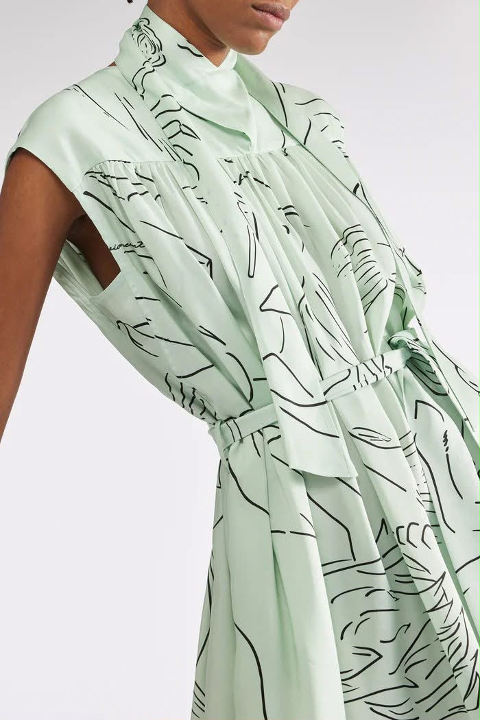 Vestido com padrões