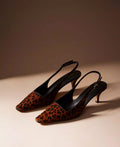 Sandália Twinset animal print