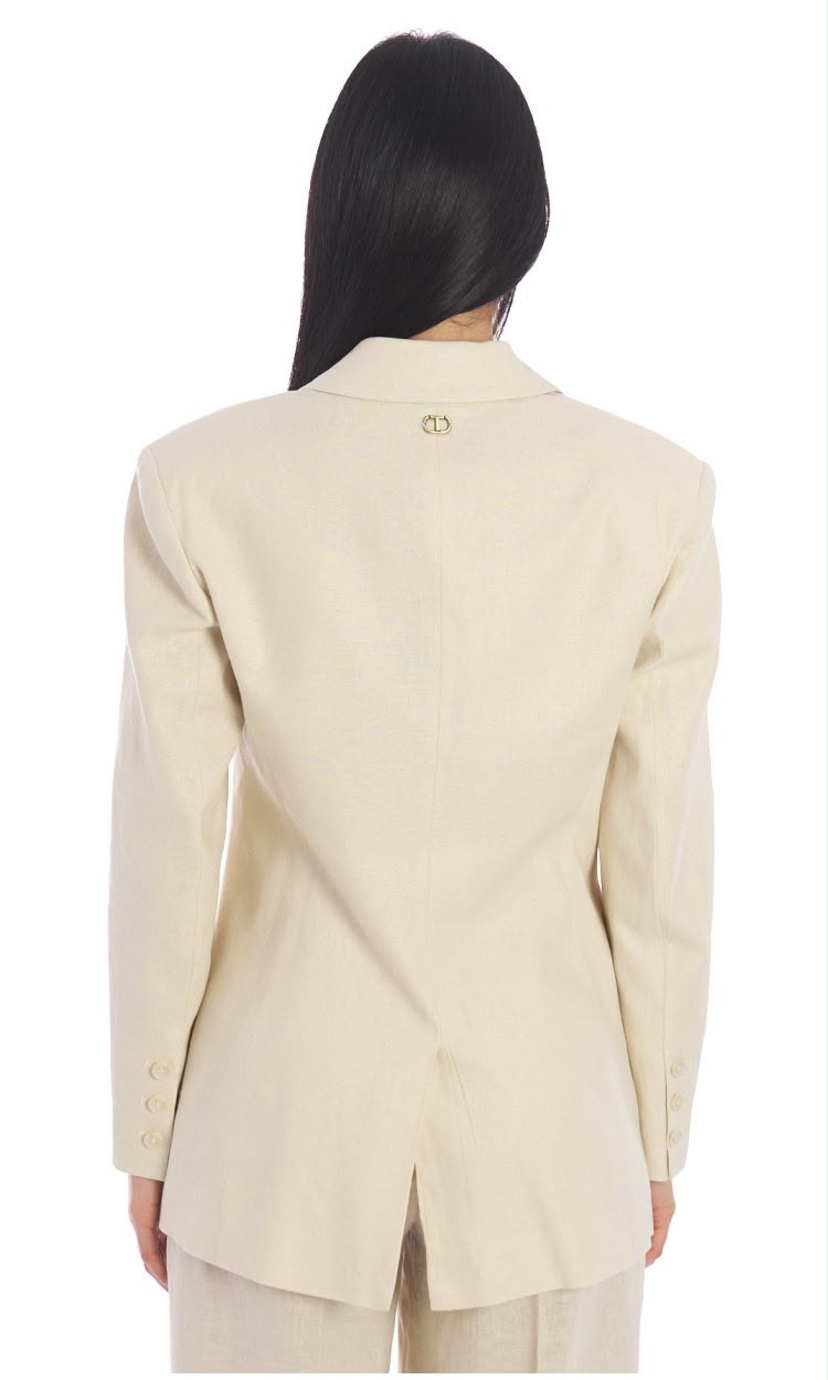 Blazer em linho Twinset